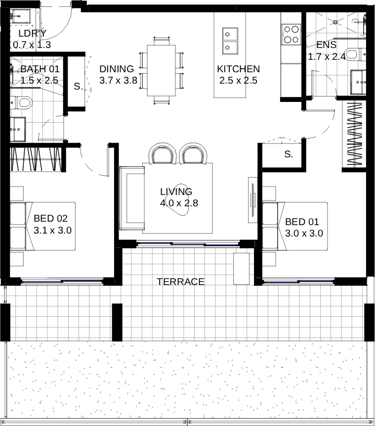 Block C Floor Plan