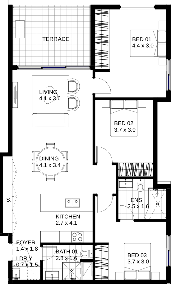 Block D Floor Plan